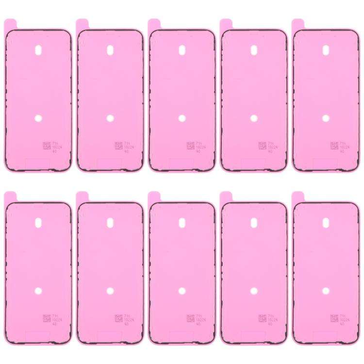 For iPhone 17 Pro Max 10pcs OEM LCD Frame Bezel Waterproof Adhesive Gasket, Airtightness Test Com...