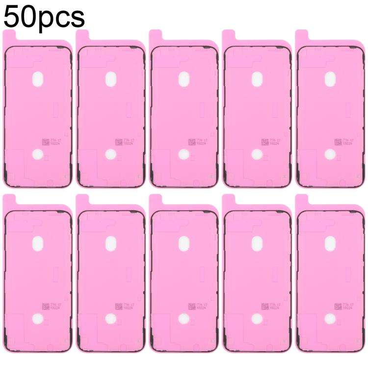 For iPhone 12 Pro Max 50pcs OEM LCD Frame Bezel Waterproof Adhesive Gasket, Airtightness Test Com...