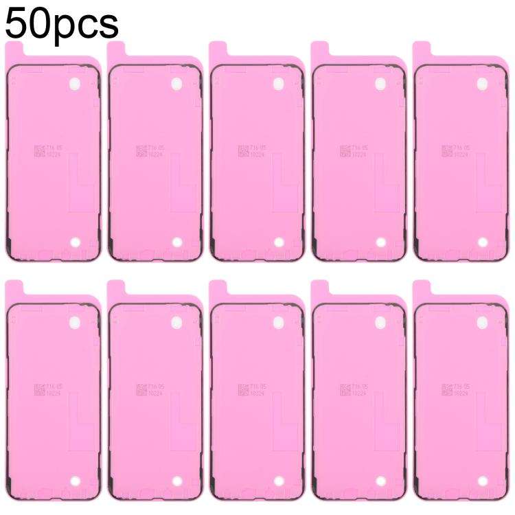 For iPhone 13 Pro Max 50pcs OEM LCD Frame Bezel Waterproof Adhesive Gasket, Airtightness Test Com...