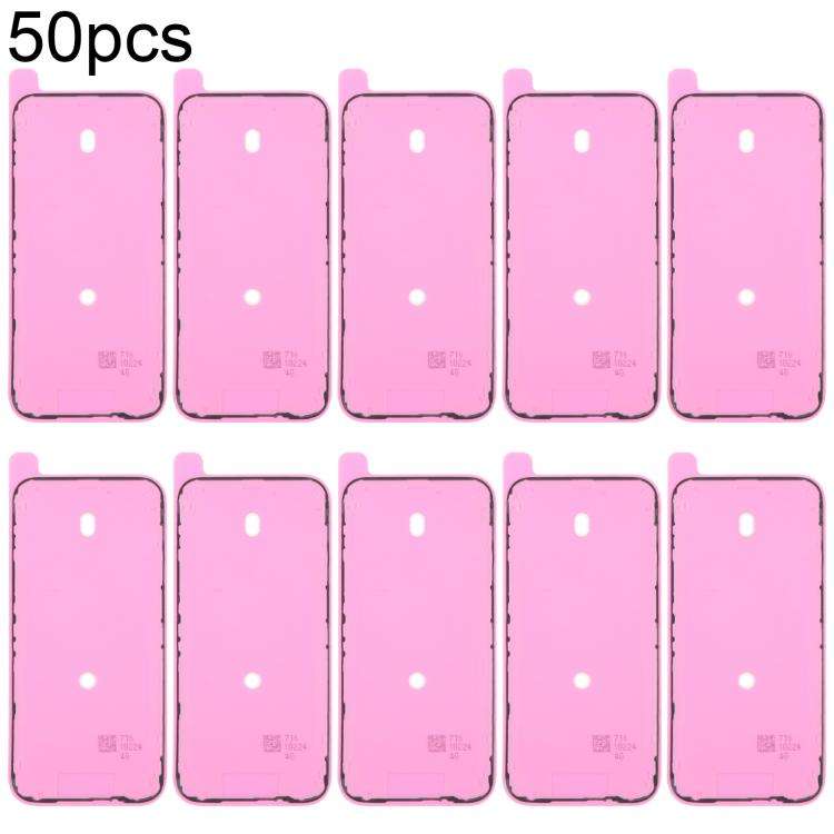 For iPhone 17 Pro Max 50pcs OEM LCD Frame Bezel Waterproof Adhesive Gasket, Airtightness Test Com...
