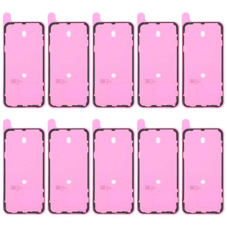 For iPhone 15 Pro Max 10pcs OEM Back Housing Cover Adhesive, Airtightness Test Compatible