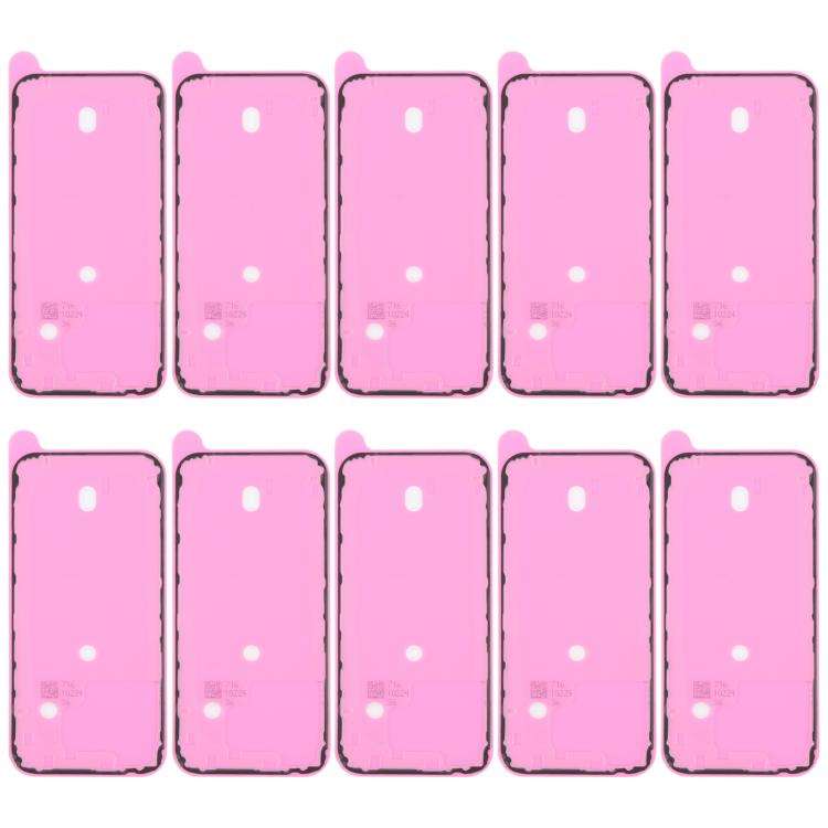 For iPhone 16 Pro Max 10pcs OEM Back Housing Cover Adhesive, Airtightness Test Compatible