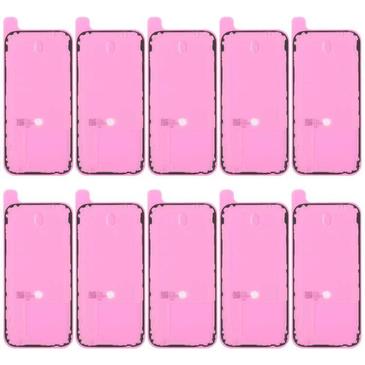 For iPhone 16 Pro 10pcs OEM Back Housing Cover Adhesive, Airtightness Test Compatible