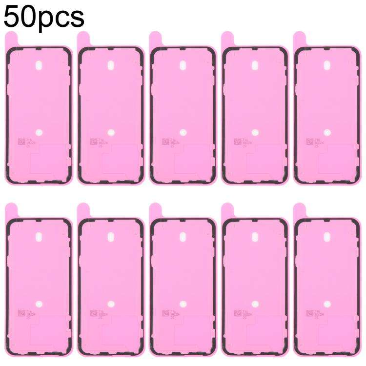 For iPhone 15 Pro Max 50pcs OEM Back Housing Cover Adhesive, Airtightness Test Compatible