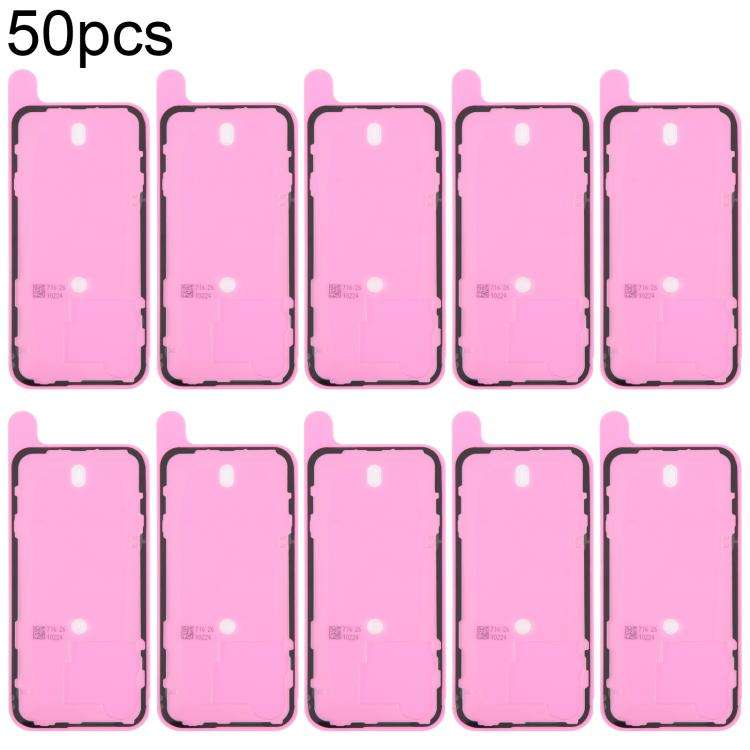 For iPhone 15 Pro 50pcs OEM Back Housing Cover Adhesive, Airtightness Test Compatible