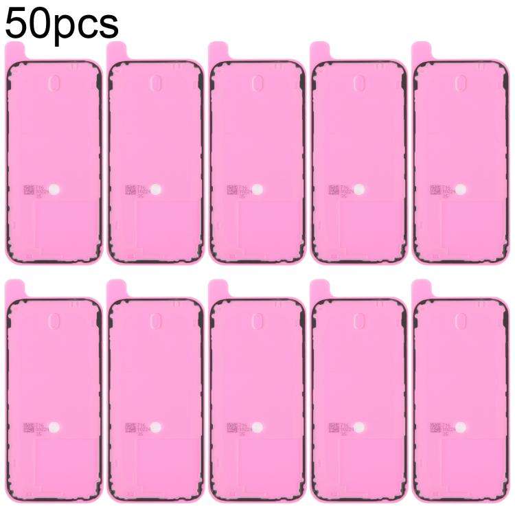 For iPhone 16 Pro 50pcs OEM Back Housing Cover Adhesive, Airtightness Test Compatible