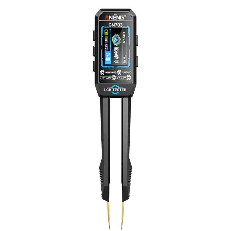 ANENG GN703 Tweezers Type LCR Digital Measuring Instrument(Black)