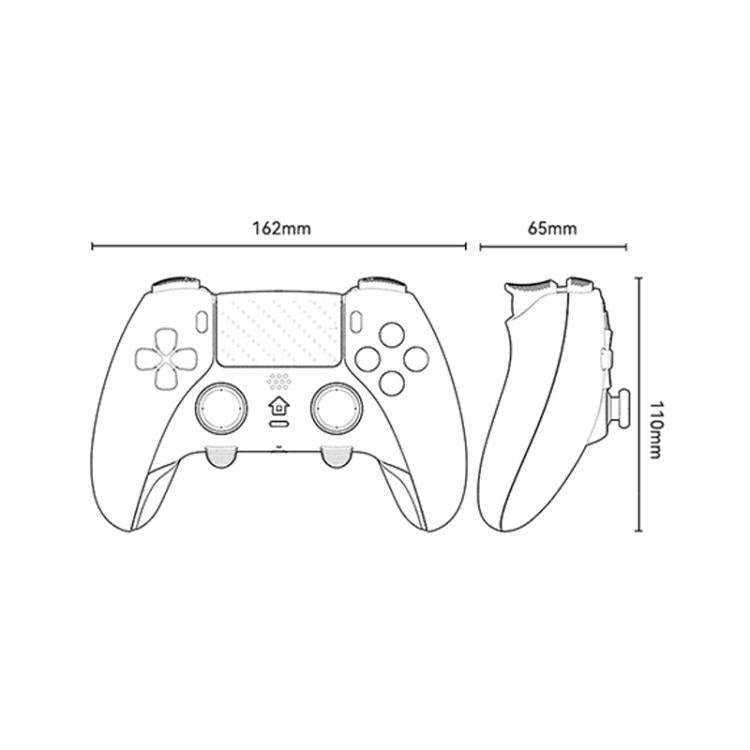 For PS5 / PS4 / PC Yesido KB48 P5 Wireless Game Controller(White)
