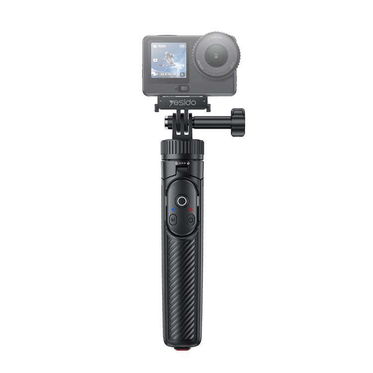Yesido SF37 Portable 2 in 1 Magnetic Quick Release Selfie Stick DJ(Black)