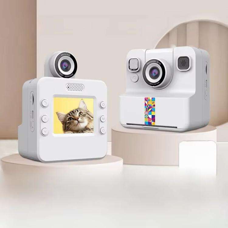 A30 2.4-inch IPS Kids Instant Print Camera(White)