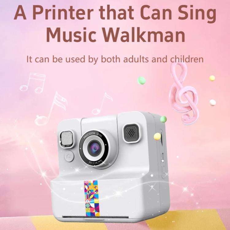 A30 2.4-inch IPS Kids Instant Print Camera(Purple)