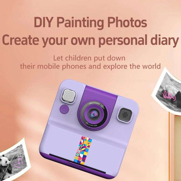A30 2.4-inch IPS Kids Instant Print Camera(Blue)