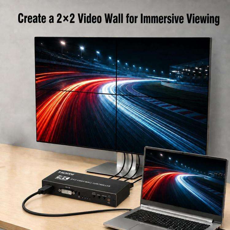 NK-Y2 HDMI 2x2 4K Video Casting Processor