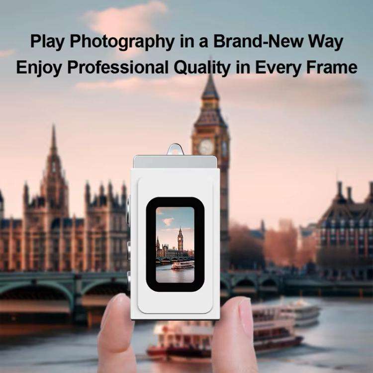X9 1080P 8MP High Definition Display Mini Retro Thumb Camera(Brown)