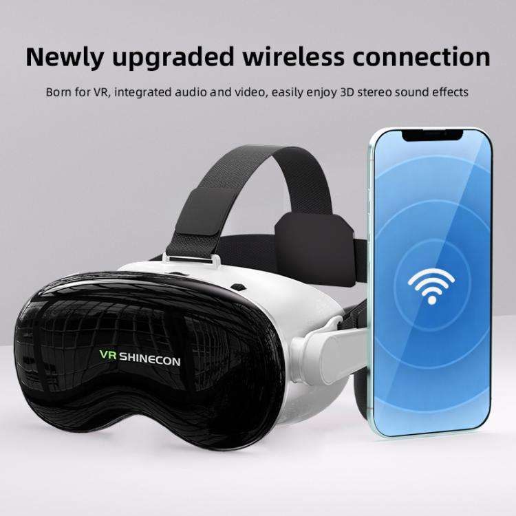 VR SHINECON G18EB Bluetooth Earphone Edition 3D Virtual VR Glasses for 4.7-7.0 inch Phone, Model:...