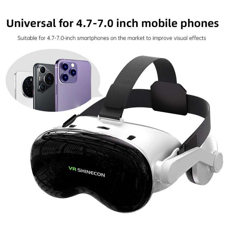 VR SHINECON G18EB Bluetooth Earphone Edition 3D Virtual VR Glasses for 4.7-7.0 inch Phone, Model:...