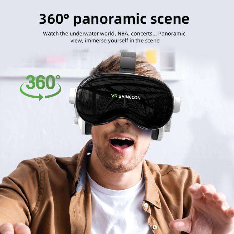 VR SHINECON G18EB Bluetooth Earphone Edition 3D Virtual VR Glasses for 4.7-7.0 inch Phone, Model:...