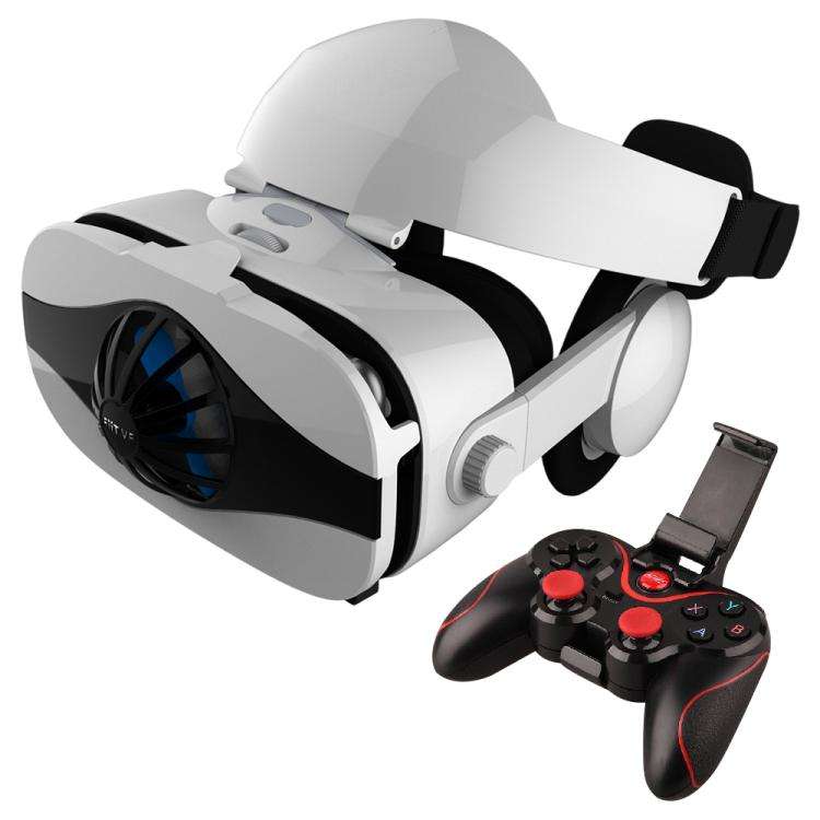 FIIT VR 5F Earphone Edition VR Glasses for 4.0-6.3 inch Phone, Model:5F+C8S with Holder