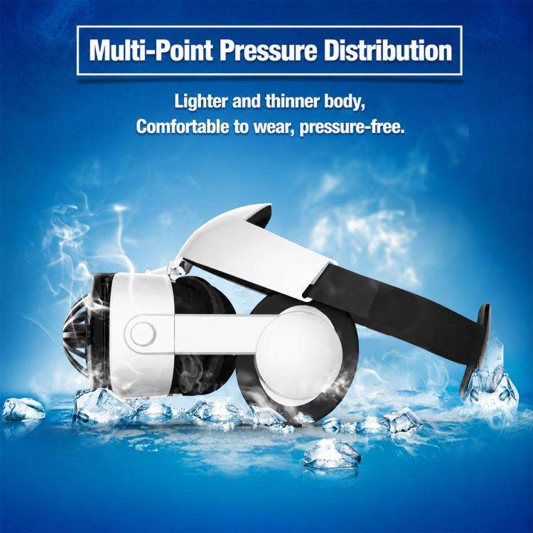 FIIT VR 5F Earphone Edition VR Glasses for 4.0-6.3 inch Phone, Model:5F+053