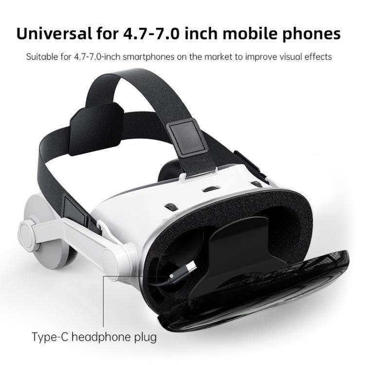 VR SHINECON G18E Earphone Edition 3D Virtual VR Glasses for 4.7-7.0 inch Phone, Model:G18E+B03