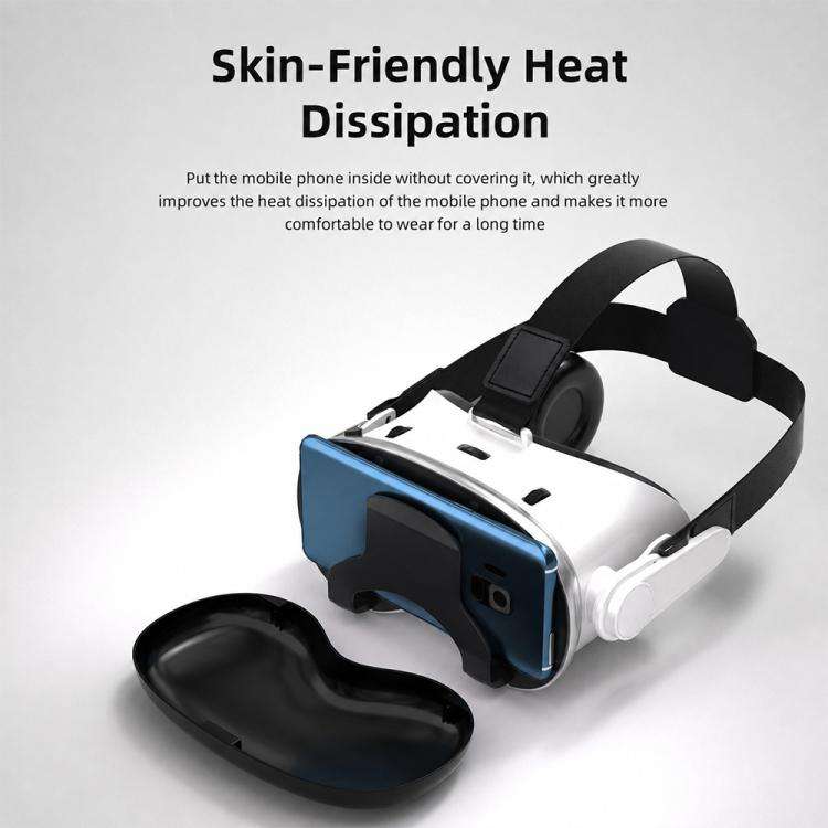VR SHINECON G18E Earphone Edition 3D Virtual VR Glasses for 4.7-7.0 inch Phone, Model:G18E+B01