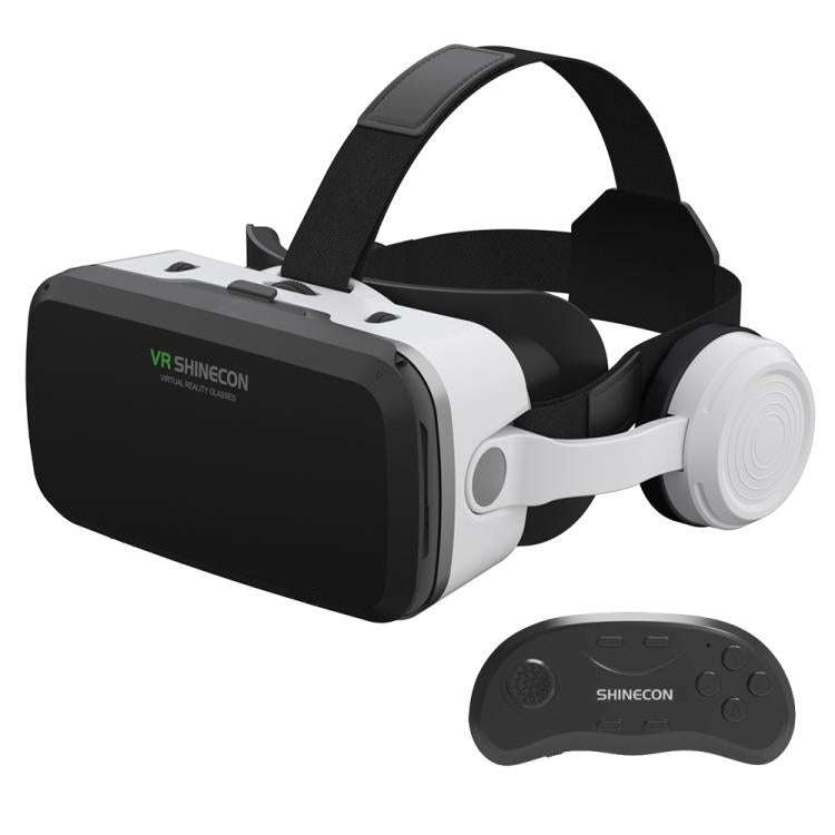 VR SHINECON G04EB Earphone Edition VR Glasses for 5-7.2 inch Phone, Model:G04EB+B01