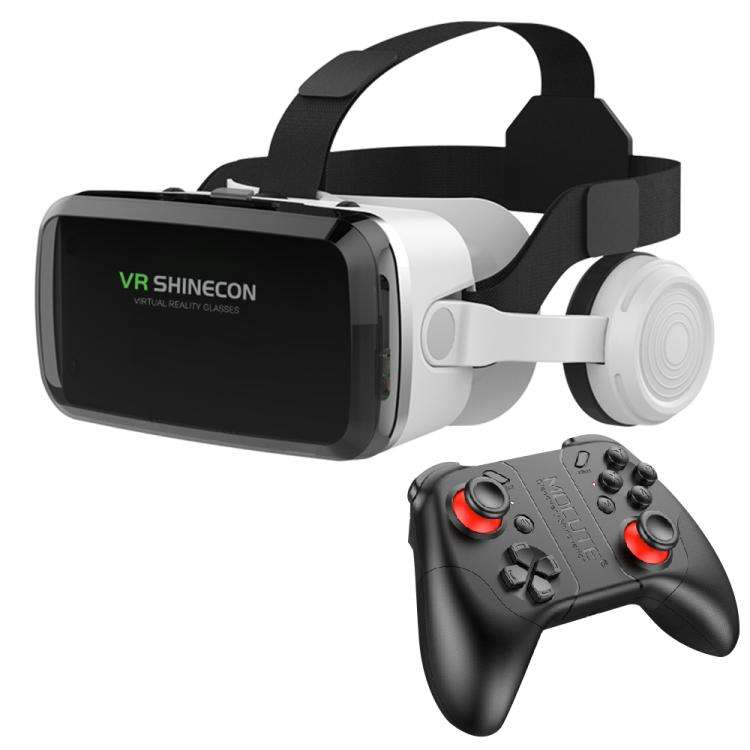 VR SHINECON G04BS BT Earphone Edition 3D Virtual VR Glasses for 5-7.2 inch Phone, Model:G04BS+053