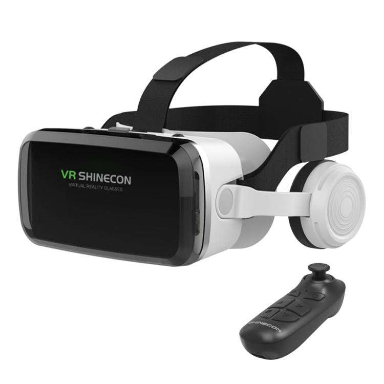 VR SHINECON G04BS BT Earphone Edition 3D Virtual VR Glasses for 5-7.2 inch Phone, Model:G04BS+B03