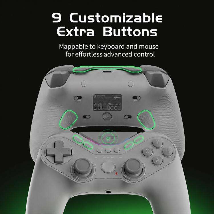 GameSir T3 Pro Tarantula Wired Game Controller for Xbox, PC, Steam and Android(White)