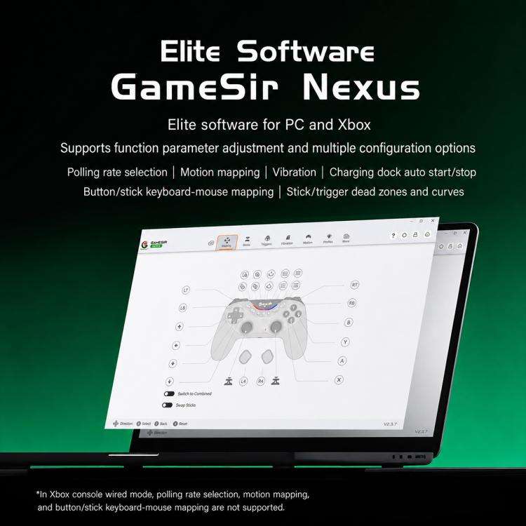 GameSir T3 Pro Tarantula Wired Game Controller for Xbox, PC, Steam and Android(White)