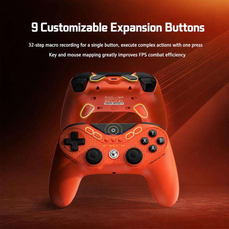 GameSir T3 CE Tarantula 8K Wired Game Controller for Switch, PC, Android, Steam(Orange)