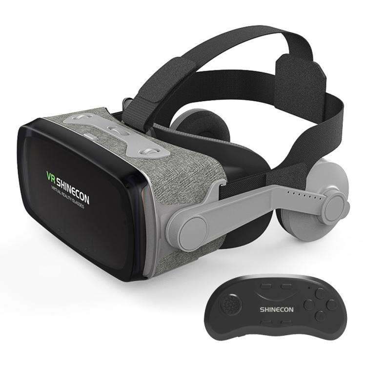VR SHINECON G07E Earphone Edition VR Glasses for 4.7-6.1 inch Phone, Model:G07E+B01