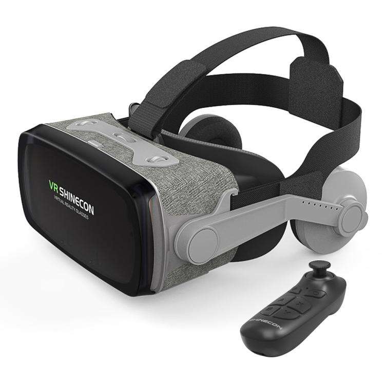 VR SHINECON G07E Earphone Edition VR Glasses for 4.7-6.1 inch Phone, Model:G07E+B03