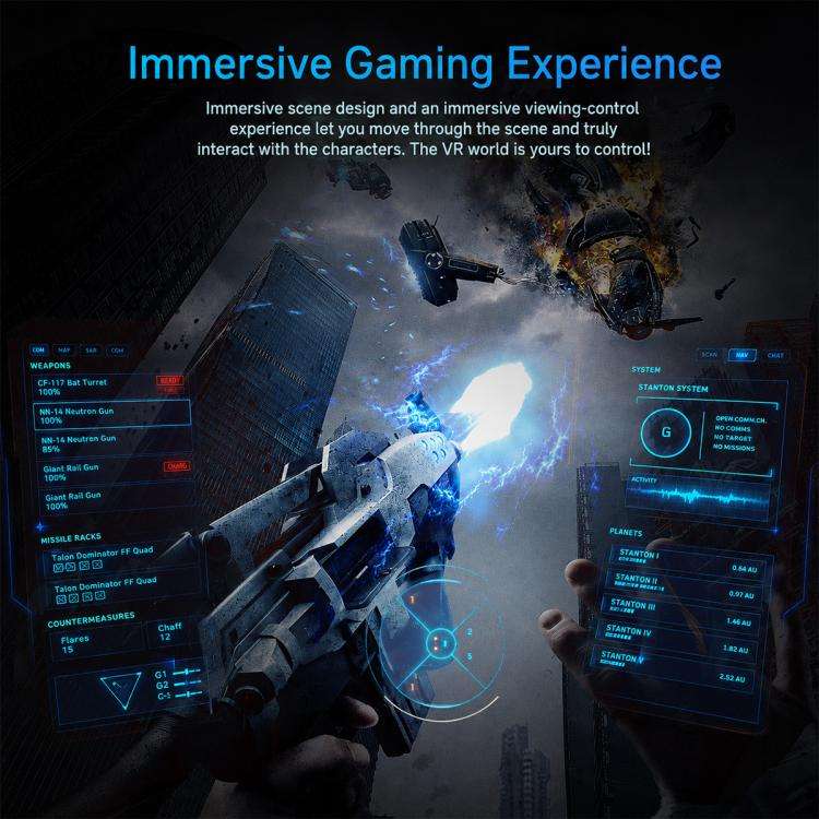 VR SHINECON G07E Earphone Edition VR Glasses for 4.7-6.1 inch Phone, Model:G07E Host
