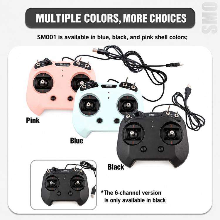 FlySky FS-SM001 8CH RC Flight Simulator Controller(Cyan)