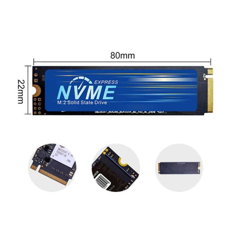 M.2 NVMe PCIe Internal Solid State Drive for Desktop PC, Laptop, Ultrabook Laptop, Capacity:256GB