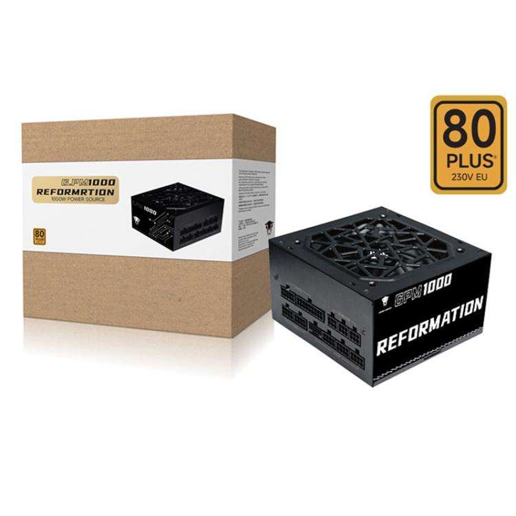 Jungle Leopard GPM1000 80 Plus Gold 1000W Fully Modular ATX 3.1 Desktop PC Power Supply, EU Plug(...