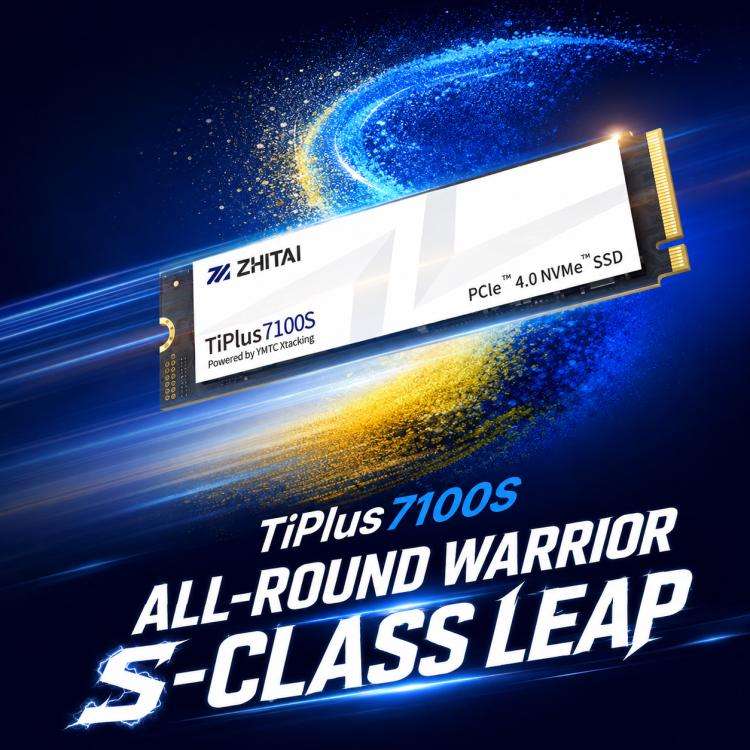 ZHITAI TiPlus7100s 2TB PCIe 4.0 NVMe M.2 SSD Internal Solid State Drive for Desktop PC and Laptop...