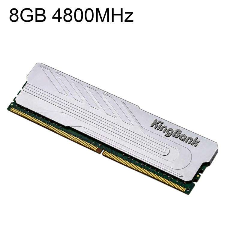 KINGBANK Silver Knight DDR5 Desktop RAM, Capacity:8GB 4800MHz