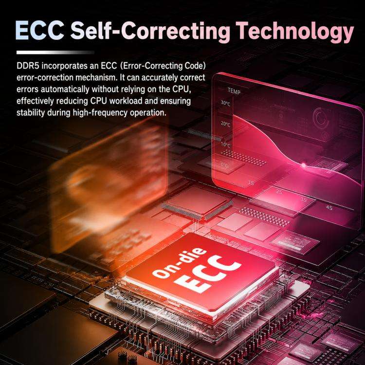 KINGBANK Silver Knight DDR5 Desktop RAM, Capacity:8GB 4800MHz