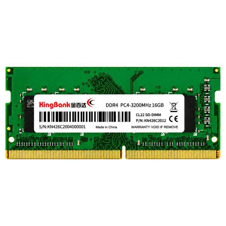 KINGBANK DDR4 Desktop RAM, Capacity:16G 3200MHz