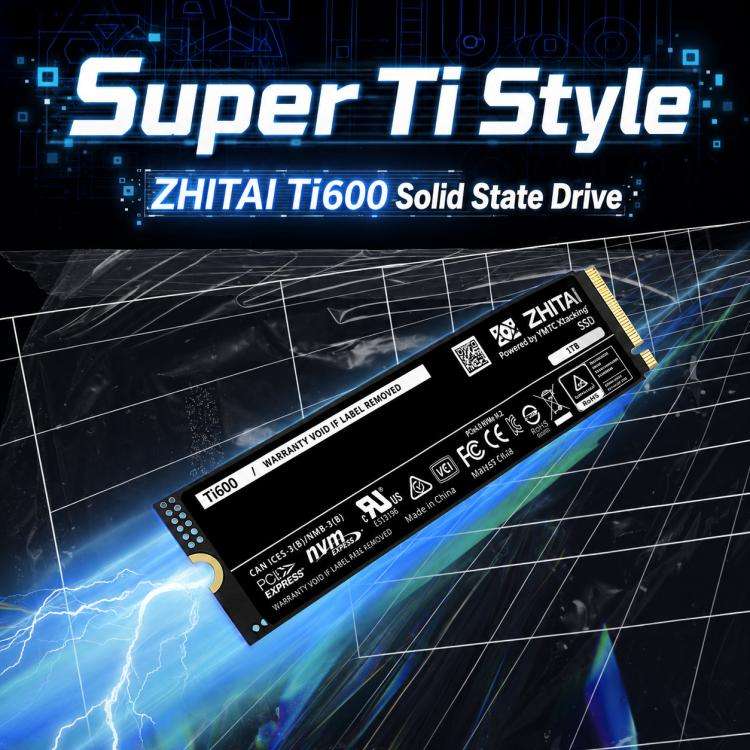 ZHITAI Ti600 PCIe 4.0 NVMe M.2 SSD, Capacity:2TB