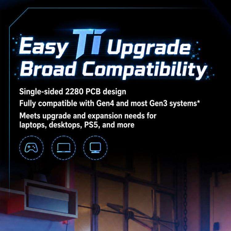 ZHITAI Ti600 PCIe 4.0 NVMe M.2 SSD, Capacity:1TB
