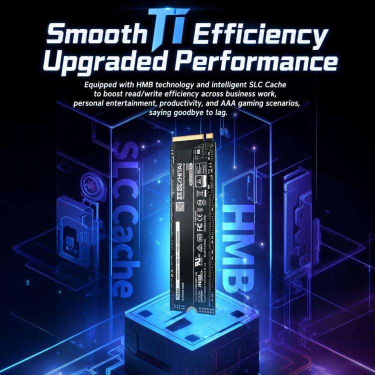 ZHITAI Ti600 PCIe 4.0 NVMe M.2 SSD, Capacity:1TB