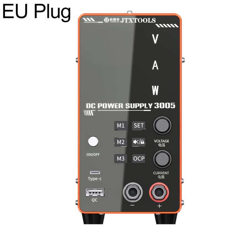 JTX-3005 Multiple Protections 4-Digit Display Adjustable DC Power Supply, Plug:EU Plug