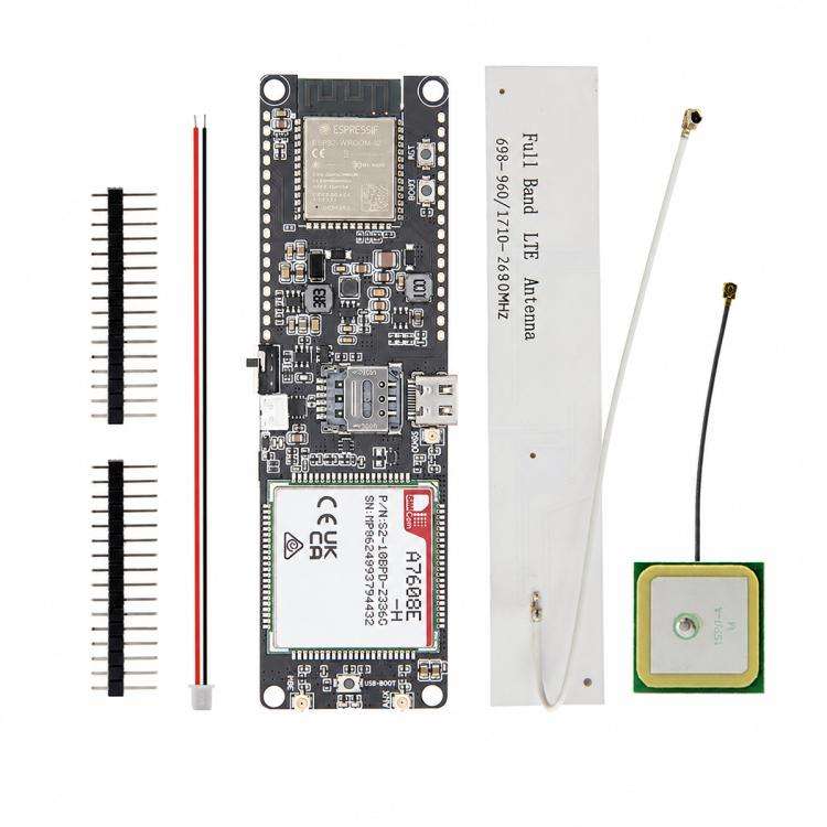 LILYGO Wireless Communication Module, Type:T-A7608E-H S3