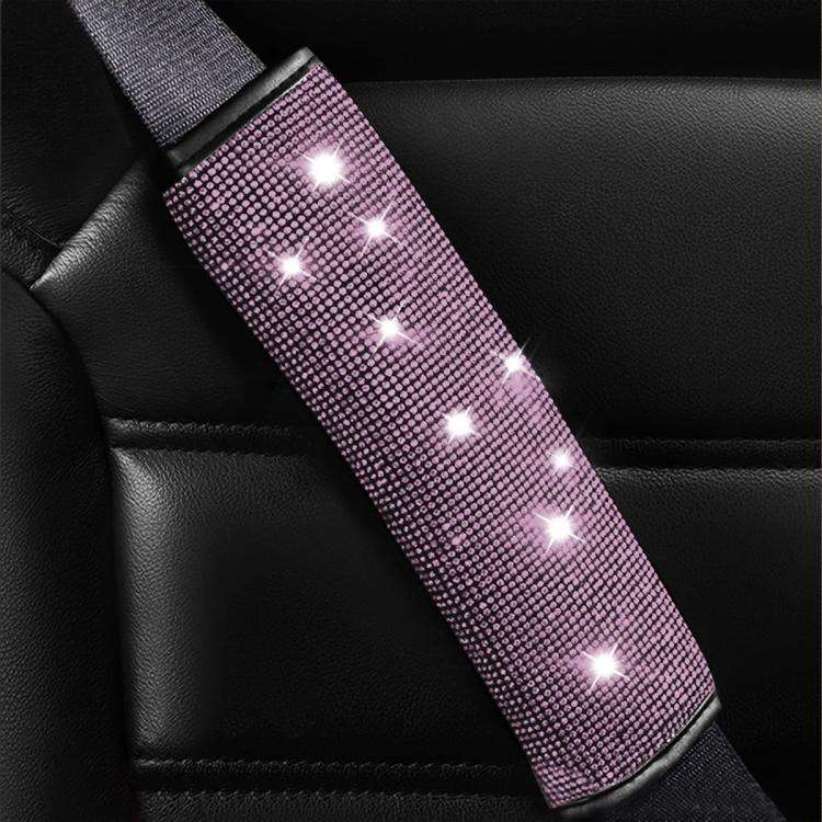 7 in 1 Set Car Diamond Studded Steering Wheel Cover, Diameter: 38cm(Blue)