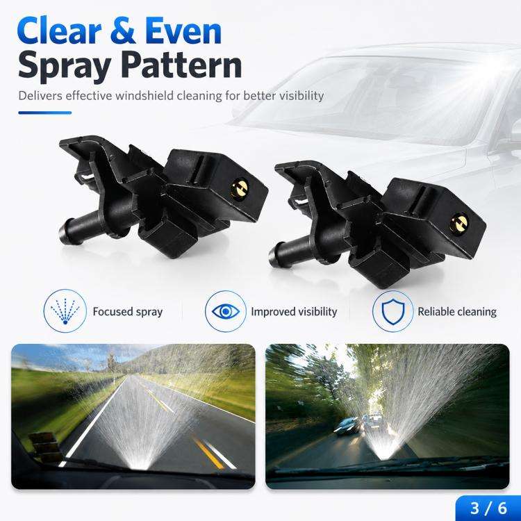 2 PCS/Set Automotive Glass Washer Sprayer Cap Nozzle
