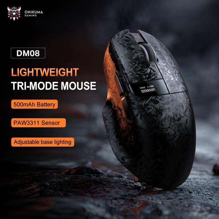 ONIKUMA DM08 Composite Carbon Fiber Gaming Mouse