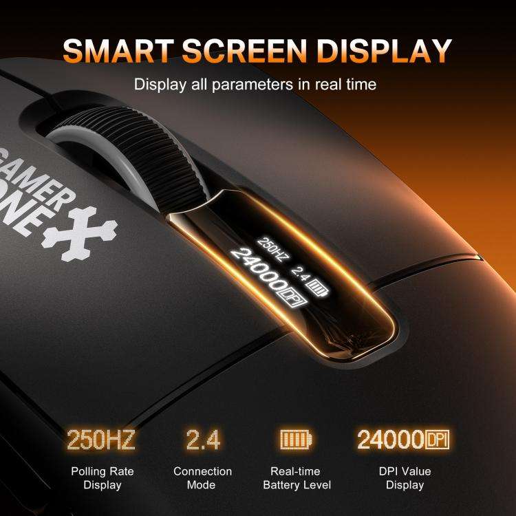 ONIKUMA DM10 Lightweight Gaming Mouse(Black)